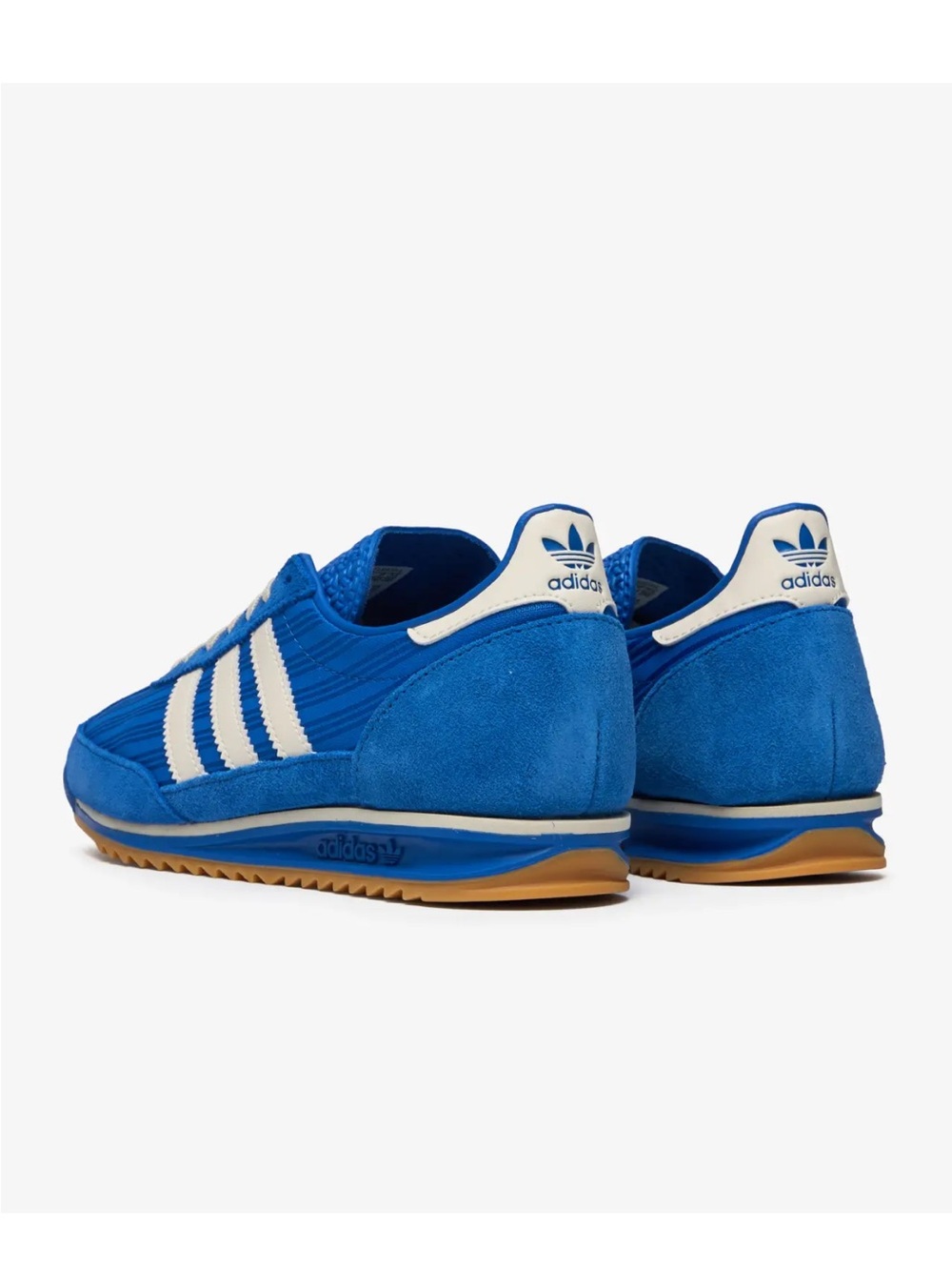 Adidas SL72 OG Women’s Royal Blue Suede Trainer w/Cream Stripes NWOB - Picture 3 of 16